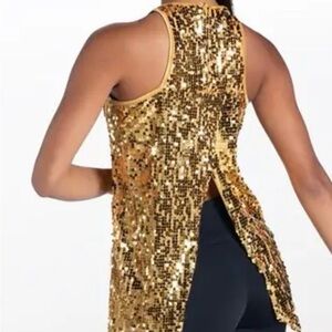 Balera Gold Sequin Dance Costume